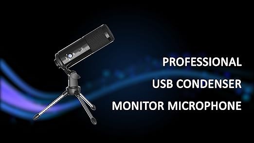 All-round performance display of this USB desktop microphone