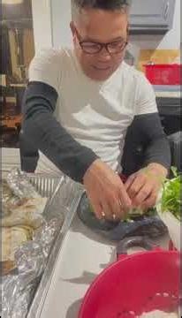 Hybrid fish wrap spring roll #springroll #grillfish #cooking