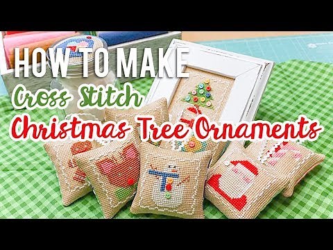 How to Make Cross-Stitch Ornaments with Lori Holt | Fat Quarter Shop