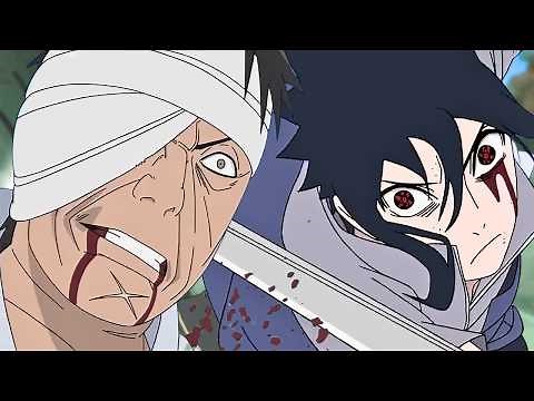 Sasuke vs Danzo - Fight Scene | Naruto Shippuden