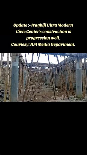 "PROJECT UPDATE We're thrilled to report that construction of the Iragbiji Ultra Modern Civic Center is progressing rapidly! This state-of-the-art facility will enhance community engagement, promote local development, and provide modern amenities for residents. Stay tuned for more updates on this transformative project! Source: IDA Media Department" Part 4 | Popoola Muideen Opeyemi | Facebook
