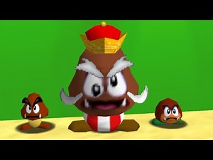 Goomboss, Goomba and Galoomba in Super Mario 64 (3 Players) - Full Game 100% Walkthrough