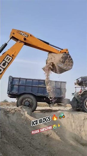 JCB 3DX Xtra 🔥 Mitti Loading Full Power 🚜 Dangerous Field Work 😱 #shorts #jcbvideo #automobile