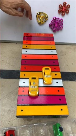 🏁🎶🚗🚗 Two Cars Racing on Xylophone | Musical ASMR Challenge | Maria ASMR