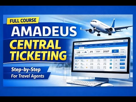 Amadeus Session - 8 | Amadeus Central Ticketing | GDS knowledge | Travel Course | IATA |