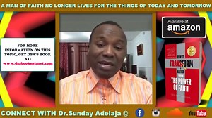 A Man Of Faith No Longer Lives For Today And Tomorrow. Dr. Sunday Adelaja | Dr. Sunday Adelaja