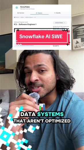 Companies don’t need more apps… They need engineers who can untangle their data chaos 😅 That’s why Snowflake pays BIG. #techmoney #softwareengineering #datapipelines #aicareer #jobreview