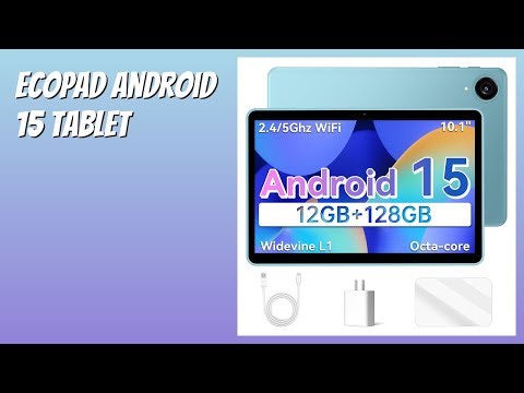 REVIEW (2025): ECOPAD Android 15 Tablet. Features