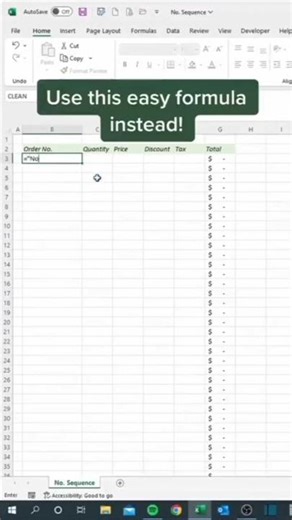 How to add serial number in Excel sheet in 30 second #excel #exceltricks #exceltutorial