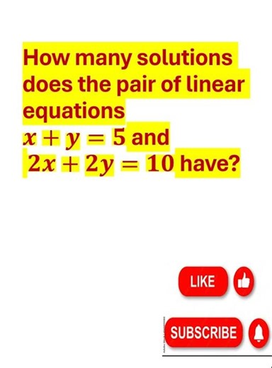 Find Solution of linear equation of two variables #exam #mathssolutions# #chapter3# class10