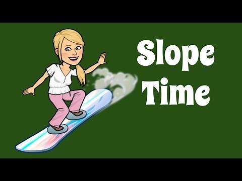 SLOPE Using Rise Over Run!