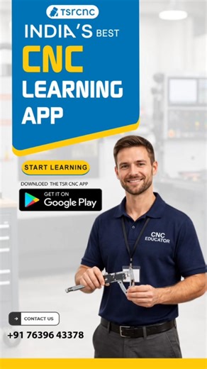 India’s Best CNC Learning App 🇮🇳 | Learn CNC Programming Easy (Beginner to Pro) #cnc
