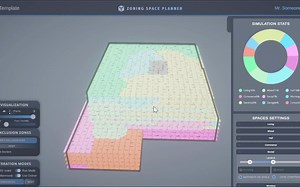 基于多智能体系统的建筑空间划分工具Multi-Agent Space Planner