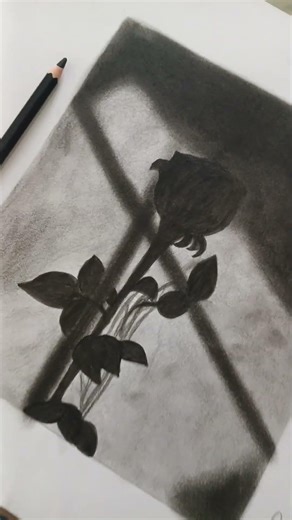 charcoal powder power 😮 #art #psart #drawing #painting #pencilportrsit #sketch #artist #sketchartist