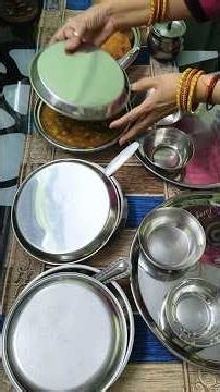 संपूर्ण भोजन थाली - अम्मा कहतीं थीं पुरुषोत्तम मास मेँ क्या ? 😋