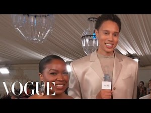 Brittney Griner & Wife Cherelle Griner's Emotional Met Gala Arrival | Met Gala 2023 | Vogue