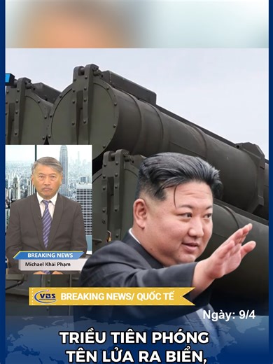 Triều Tiên phóng tê.n l.ửa ra biển, Hàn Quốc họp khẩn #VBSTIVI #VBSTelevision