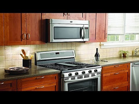 How To Install an Over The Range Microwave | THE HANDYMAN |