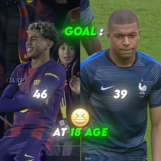Yamal X Mbappe At 18 Age 🤯👆