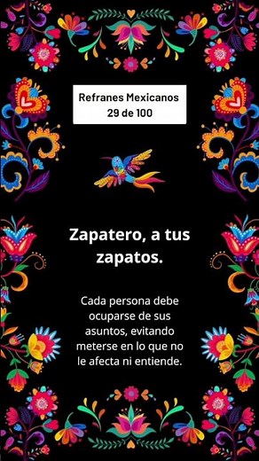 Refranes mexicanos #29