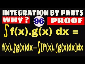 DERIVING THE INTEGRATION BY PARTS FORMULA || INTEGRATION BY PARTS PROOF || ILATE RULE