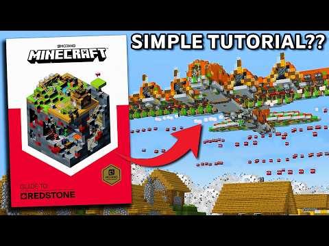 I Tried Learning Redstone from Minecraft's OFFICIAL Book