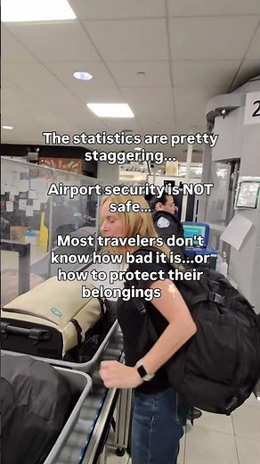 Airport security is not safe! How to protect your personal items. #travelhelp
