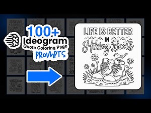 100 Free Prompts for AI Coloring Pages (Still Work)