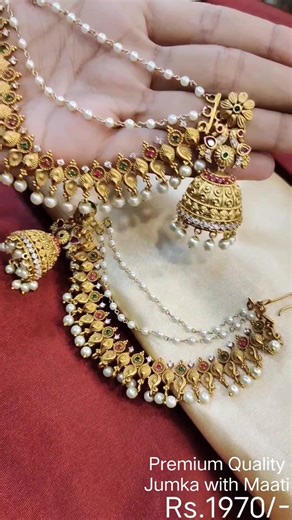 2.3K views · 102 reactions | BEAUTIFUL MATTI WITH JHUMKI ...