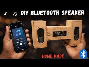 How to make a Bluetooth speaker box at home (beginner friendly)