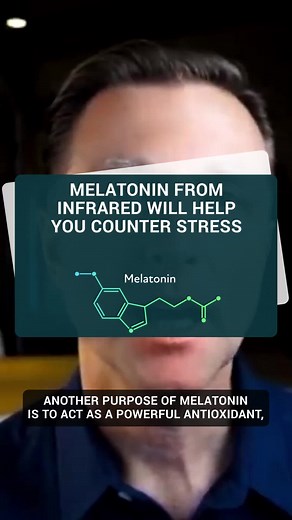 Melatonin From Infrared Will Help You Counter Stress #drericberg #melatonin #antioxidant #stress #infrared | Dr. Eric Berg