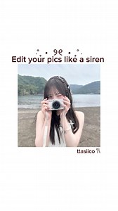 Cherry on Instagram: "Flw these steps: Open polarr app 🍓 Scan this QR code 🍓 Apply to your photo and adjust brightness if you want 🍓 . . . . . . #aestheticgirl #kbeauty #girlyvibes #editingtips #softgirl #instagram #reels"