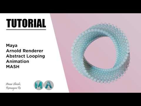 Abstract Looping Animation | Maya & Arnold Renderer | Tutorial
