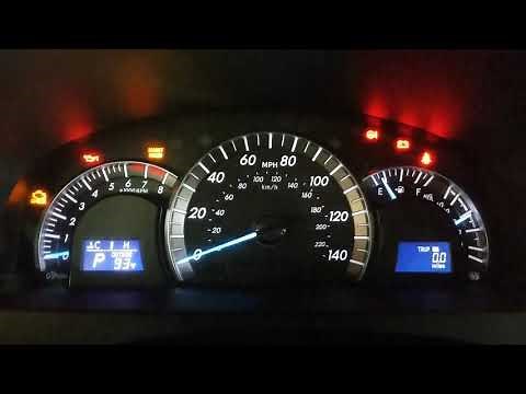 Reset oil light for Toyota Camry 2014