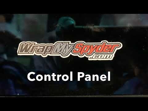 2020 + Can-am Spyder RT/RT Limited 3D Real Carbon Fiber Control Panel Installation Video.