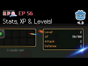 Basic Player Stats & Leveling // E56 // Make a 2D Action & Adventure RPG in Godot 4