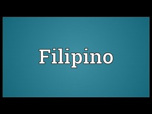 Filipino Meaning