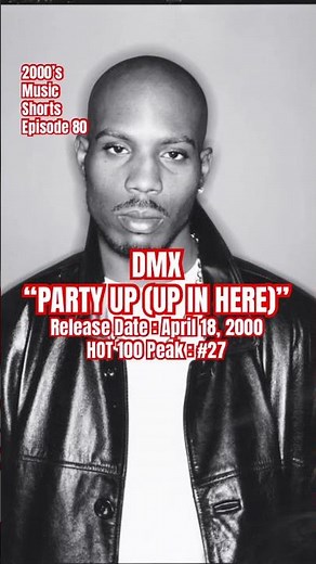 DMX “Party Up (Up In Here)” #2000s #music #shorts (Episode 80)