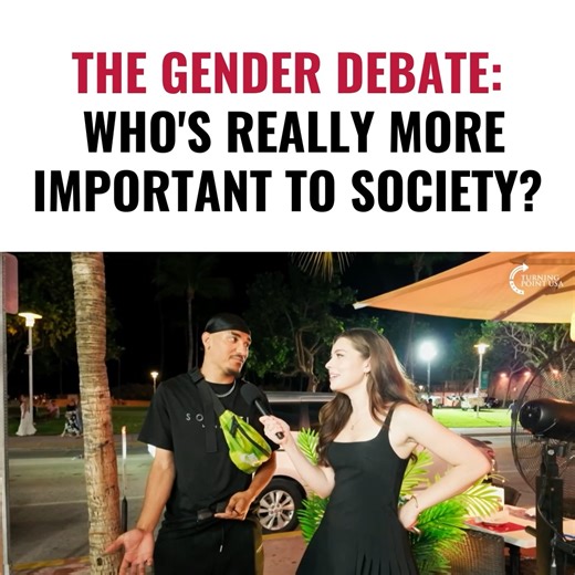 24K views · 477 reactions | GENDER DEBATE: Who's Truly Essential to Society? | Turning Point USA | Facebook