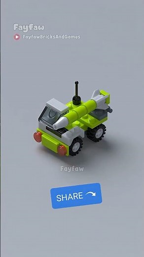how to create lego rocket launcher #bricks #diy #satisfying #military