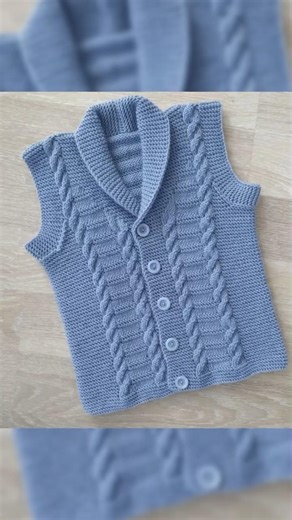 beautiful baby vest sweaters design #handknitting