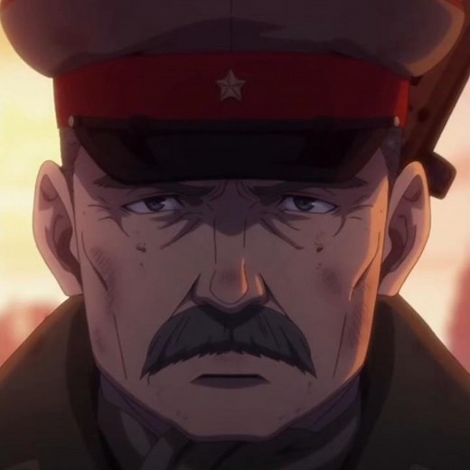 Аниме сериал: "Сталин: Наследие Ленина". Ворошиловский стрелок. #art #anime #edit #stalin