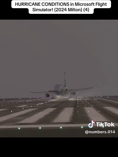 HURRICANE CONDITIONS in Microsoft Flight Simulator!