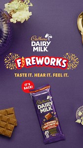 #ad Ignite your senses with a returning favourite #CadburyDairyMilkFireworks #WithPoppingCandy | Cadbury Dairy Milk