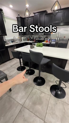 Modern and Affordable Leather Bar Stools
