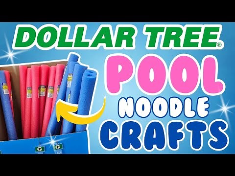 GENIUS 😃 Dollar Tree DIY Crafts Using Pool Noodles