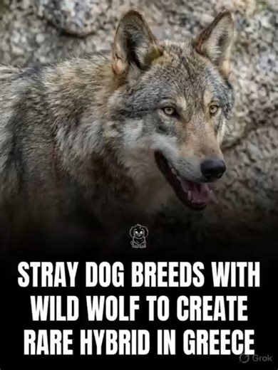 Rare Wolf Dog Hybrid 🐺🐶#animalfacts
