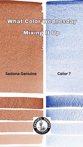 6.9K views · 59 reactions | It’s What Color Wednesday – Mixing It Up! Missed the right guess last week? No worries—today’s your chance to try again!Can you name the mystery color that mixes beautifully with Sedona Genuine? Hint: It’s a PrimaTek!Drop your guess below ⬇️Answer revealed tomorrow! #danielsmith #danielsmithartistsmaterials #danielsmithwatercolors #danielsmithwhatcolorwednesdayanswer | DANIEL SMITH: Artists' Materials | Facebook