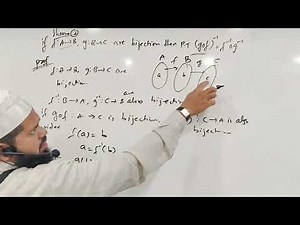 ⚡Function Theorem Math 1A LAQ 2 f:A→B, g:B→C are Bijection (gof)^(-1) #function #theorems #moinsir