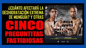 18K views · 489 reactions | Jaime Munguía pasó mal en el pesaje para su pelea contra Dimitrus Ballard, hay reportes de que se desmayó debido a la debilidad provocada por la deshidratación ¿Qué significa y cómo afectará? ¿Qué pelea veremos y que esperar de cada rival? Vea la respuesta a las dudas. #boxeo #Boxing #Deportes #jaimemunguia | Bernardo Pilatti - Sin Filtro | Facebook